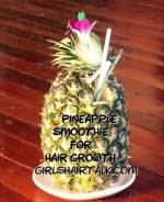 🍍 Pineapple smoothie for hair growth