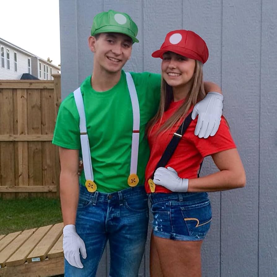 cute mario costume couple