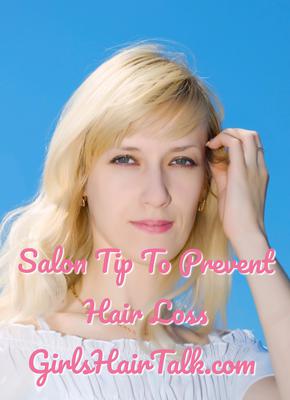 Salon Tip to prevent thinning hair loss 