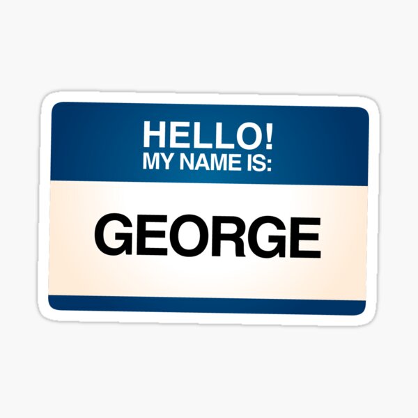 george costanza name tag